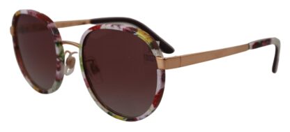 Dolce & Gabbana - Elegant Round Floral Sunglasses for Women