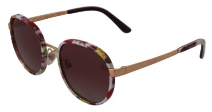 Dolce & Gabbana - Elegant Round Floral Sunglasses for Women