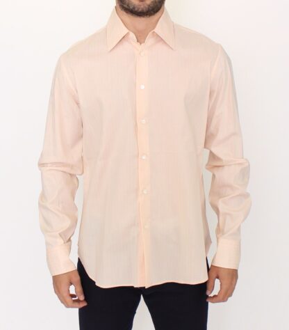 Ermanno Scervino - Sunset Hues Striped Cotton Shirt