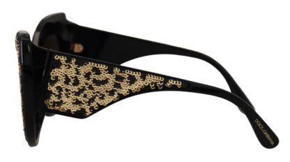 Dolce & Gabbana - Butterfly Polarized Sequin Sunglasses