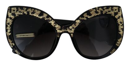 Dolce & Gabbana - Butterfly Polarized Sequin Sunglasses