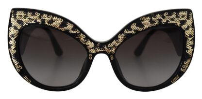 Dolce & Gabbana - Butterfly Polarized Sequin Sunglasses