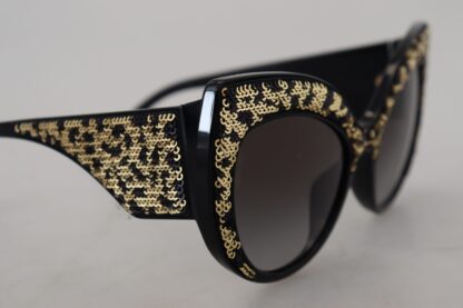 Dolce & Gabbana - Butterfly Polarized Sequin Sunglasses