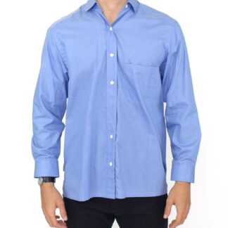 Ermanno Scervino - Stunning Blue Cotton Casual Shirt