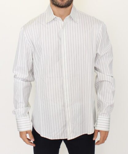 Ermanno Scervino - Elegant Striped Cotton Casual Shirt