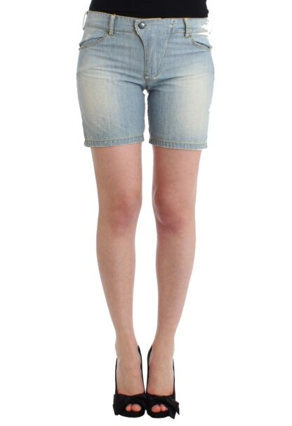 Ermanno Scervino - Chic Blue Denim Shorts - Ermanno Scervino