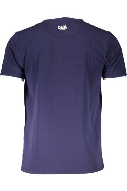 Karl Lagerfeld Beachwear - Blue Cotton Men T-Shirt