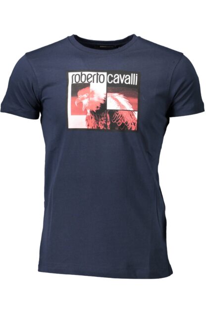 Roberto Cavalli - Blue Cotton Men T-Shirt