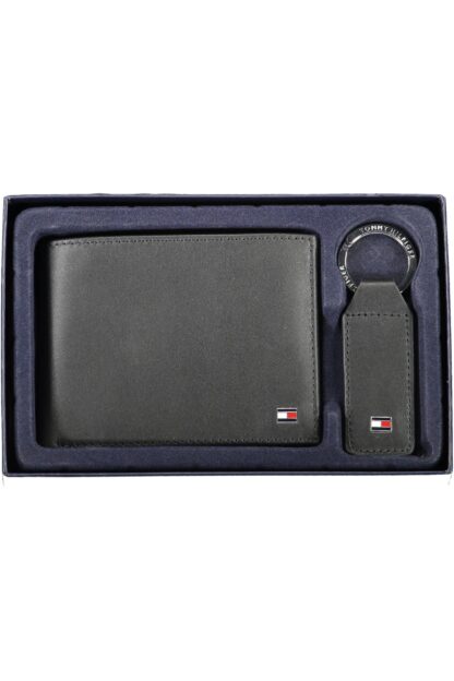 Tommy Hilfiger - Black Leather Men Wallet