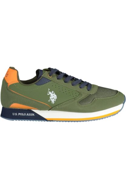 U.S. POLO ASSN. - Green Polyester Men Sneaker