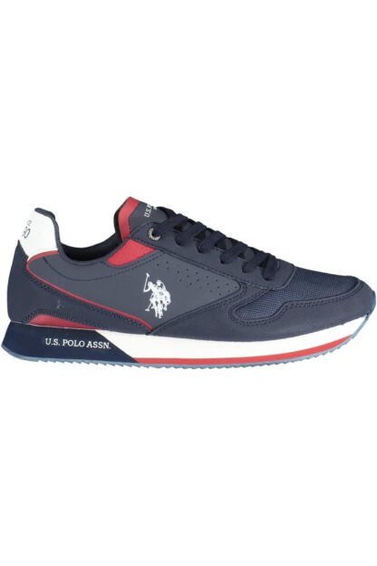 U.S. POLO ASSN. - Blue Polyester Men Sneaker