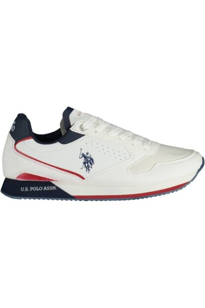 U.S. POLO ASSN. - White Polyester Men Sneaker