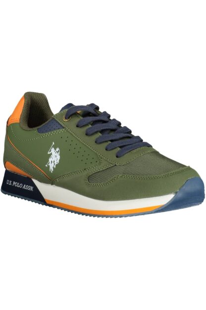 U.S. POLO ASSN. - Green Polyester Men Sneaker