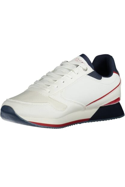 U.S. POLO ASSN. - White Polyester Men Sneaker