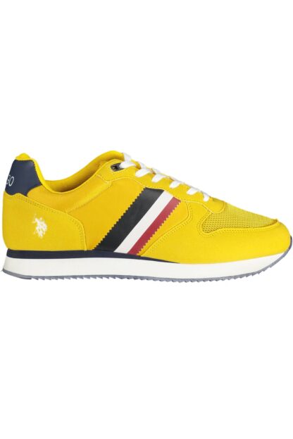 U.S. POLO ASSN. - Yellow Polyester Men Sneaker