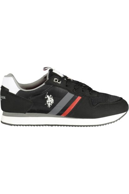 U.S. POLO ASSN. - Black Polyester Men Sneaker