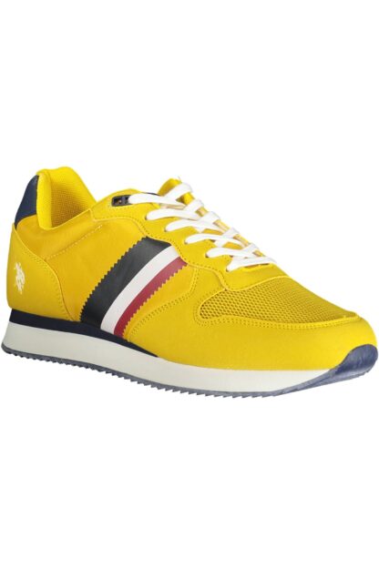 U.S. POLO ASSN. - Yellow Polyester Men Sneaker