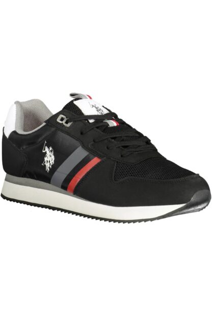 U.S. POLO ASSN. - Black Polyester Men Sneaker