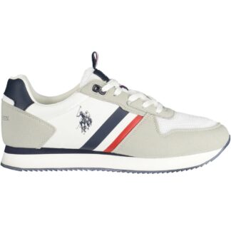 U.S. POLO ASSN. - White Polyester Men Sneaker