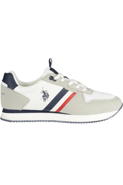 U.S. POLO ASSN. - White Polyester Men Sneaker