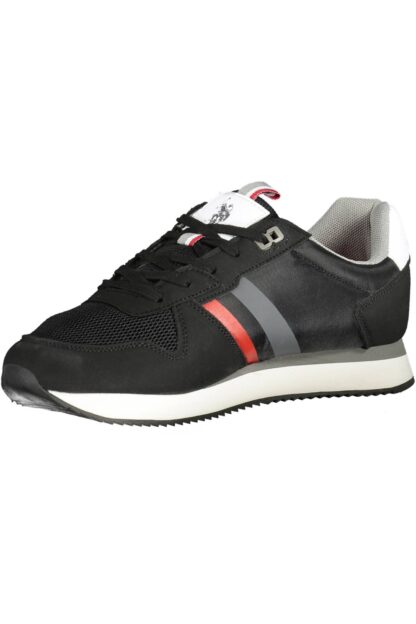 U.S. POLO ASSN. - Black Polyester Men Sneaker