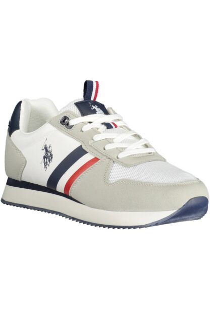 U.S. POLO ASSN. - White Polyester Men Sneaker