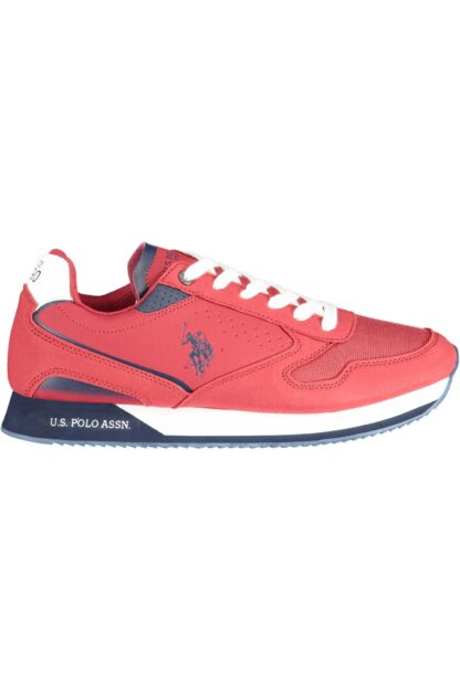 U.S. POLO ASSN. - Red Polyester Mens Sneaker