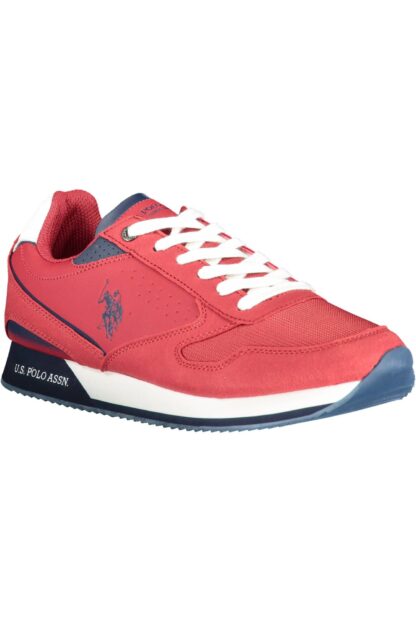 U.S. POLO ASSN. - Red Polyester Mens Sneaker