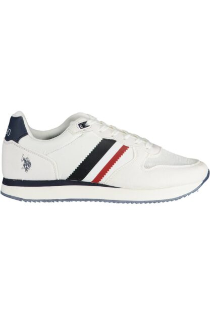 U.S. POLO ASSN. - White Polyester Men Sneaker