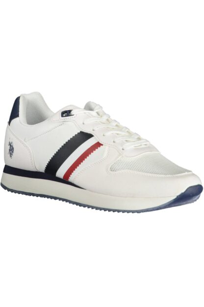 U.S. POLO ASSN. - White Polyester Men Sneaker