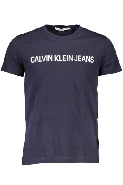 Calvin Klein - Blue Cotton Men T-Shirt