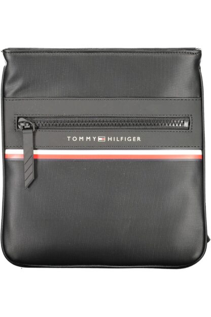 Tommy Hilfiger - Black Polyurethane Men Shoulder Bag