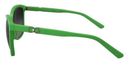 Dolce & Gabbana - Chic Green Acetate Round Sunglasses