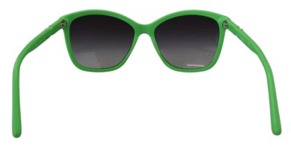 Dolce & Gabbana - Chic Green Acetate Round Sunglasses