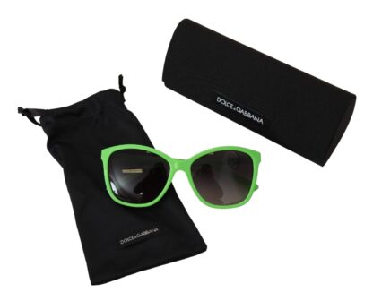 Dolce & Gabbana - Chic Green Acetate Round Sunglasses