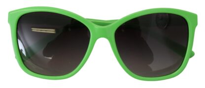 Dolce & Gabbana - Chic Green Acetate Round Sunglasses