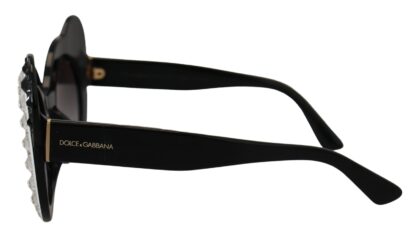 Dolce & Gabbana - Chic Monochrome Embellished Sunglasses