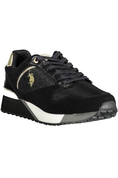 U.S. POLO ASSN. - Black Eco Suede Women Sneaker