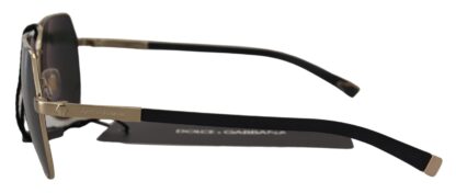 Dolce & Gabbana - Chic Gold-Plated Polarized Unisex Sunglasses