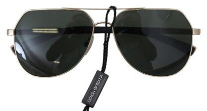 Dolce & Gabbana - Chic Gold-Plated Polarized Unisex Sunglasses