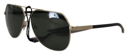 Dolce & Gabbana - Chic Gold-Plated Polarized Unisex Sunglasses