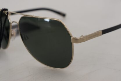 Dolce & Gabbana - Chic Gold-Plated Polarized Unisex Sunglasses