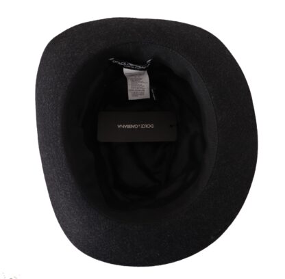 Dolce & Gabbana - Elegant Gray Wool Fedora Hat