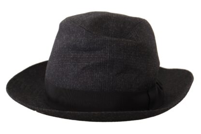 Dolce & Gabbana - Elegant Gray Wool Fedora Hat