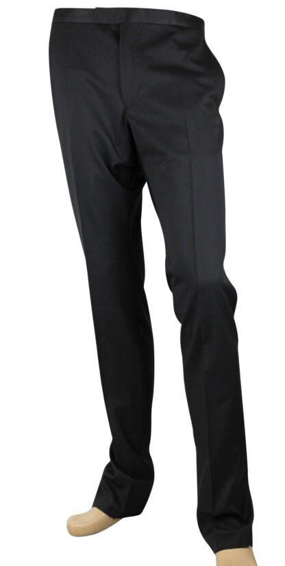 Gucci - Men's Skinny Black Wool Evening Dress Pant