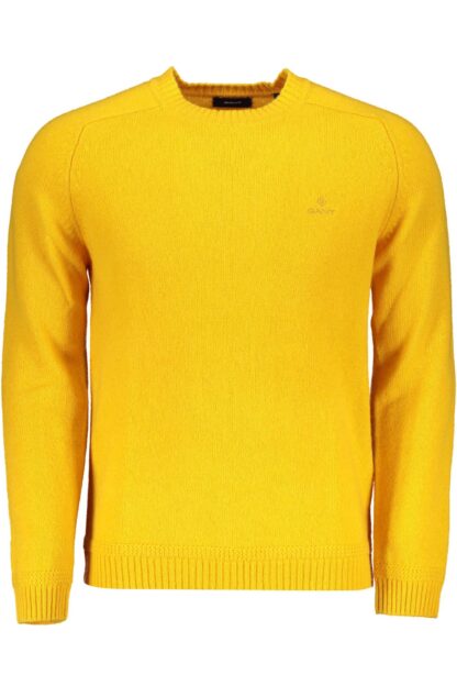 Gant - Yellow Wool Men Sweater