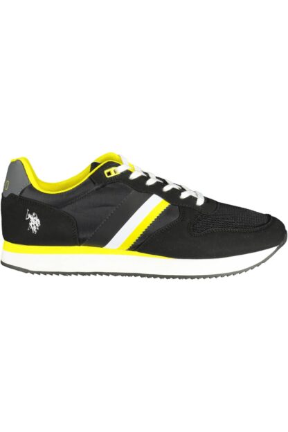 U.S. POLO ASSN. - Black Polyester Men Sneaker