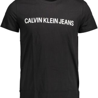 Calvin Klein - Black Cotton Men T-Shirt