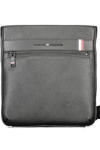 Tommy Hilfiger - Black Polyurethane Men Shoulder Bag