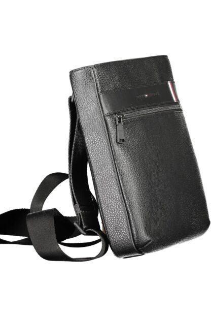 Tommy Hilfiger - Black Polyurethane Men Shoulder Bag